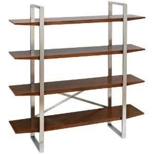    Breeze Series Stainless Steel and Bamboo Shelf: Home & Kitchen