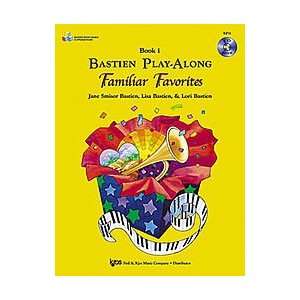  Bastien Play Along Familiar Favorites, Book 1 (Book & CD 