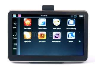 HD Car GPS Navigation 4GB MP3/4 FM CE6.0 +Map GPS Receiver  