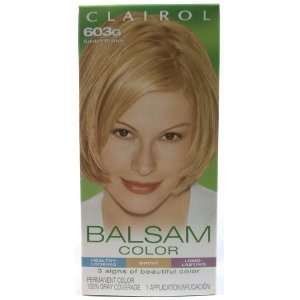 Clairol 603g Golden Blonde Balsam Color Permanent 100% Grey Coverage 