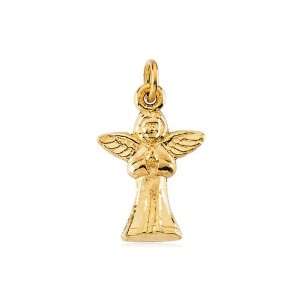 Praying Angel Pendant, 14 Karat Gold