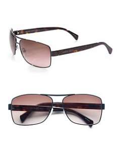Giorgio Armani   Navigator Sunglasses/Chocolate Brown