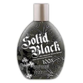   SOLID BLACK 100X Bronzer Indoor Dark ACCELERATOR Lotion Tanning Bed