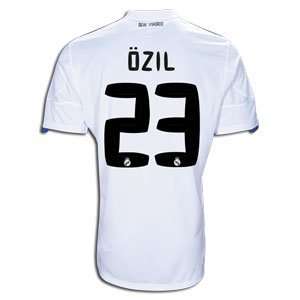  #23 Ozil Real Madrid Home 10/11 Jersey (Size:L): Sports 