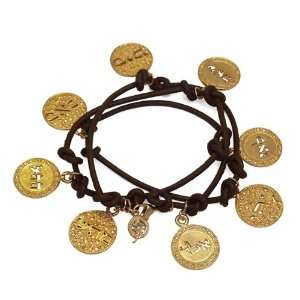  8 Sacred Names of God Kabbalah Bracelet Necklace Brown 