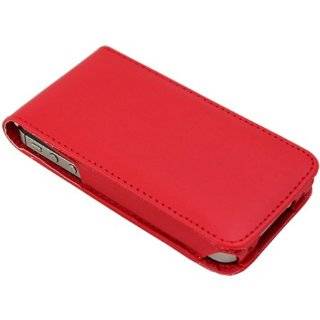  Red Flip Leather Case cover Pouch for Apple iPhone 4s 4G 4 