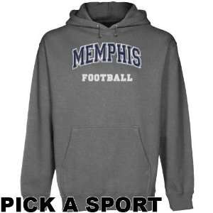 Memphis Tiger Hoody Sweat Shirt  Memphis Tigers Gunmetal Custom Sport 