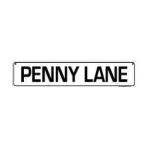  Penny Lane Tin Street Sign