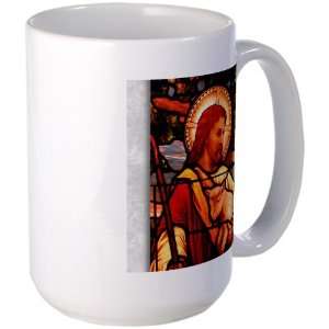    Large Mug Coffee Drink Cup Jesus Christ with Lamb 