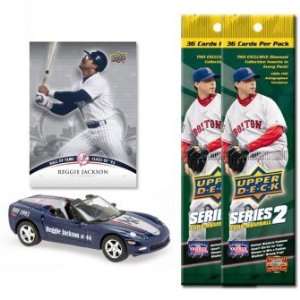   2008 UD MLB Corvette w/Cards Yankees Reggie Jackson: Sports & Outdoors
