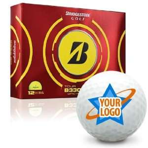  Bridgestone Tour B330 RX Yellow Logo Golf Balls Sports 