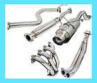 CIVIC 92 00 2/4DR 4 CATBACK EXHAUST SYSTEM+HEADERS NEW