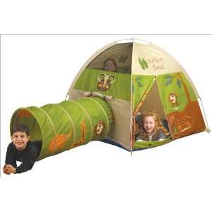   Jungle Safari Tent & Tunnel Combo by Pacific Play Tents: Toys & Games