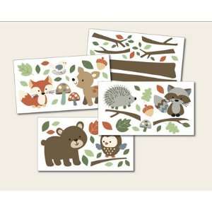    Carters Forest Friends Nursery Wall Decals: Home & Kitchen