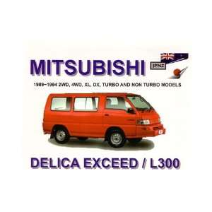  Mitsubishi Delica 89 94 Owners Handbook (9781869760755 