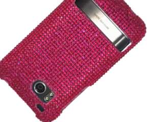 PINK BLING CRYTAL DIAMOND CASE COVER HTC THUNDERBOLT  