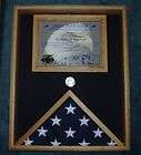 military certificate shadow box flag display case returns accepted 