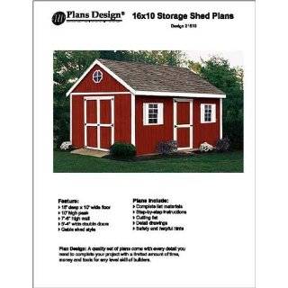   16 Cottage Shed with Porch Project Plans 81216: Kitchen & Dining