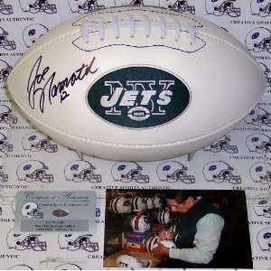 Joe Namath Autographed Ball   Logo   Autographed Footballs