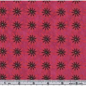 45 Wide Funky Flowers Ping Azalea Pink Fabric By The 