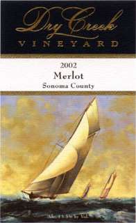 Dry Creek Vineyard Merlot 2002 
