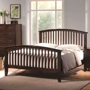   & Footboard Bed with Tapered Legs by Coaster: Furniture & Decor