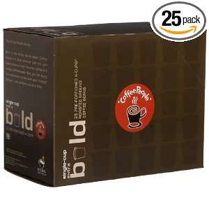 Coffee People Single Cup Extra Bold Coffee, K Cup, Berry Blast, 25 