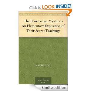   of Their Secret Teachings Max Heindel  Kindle Store