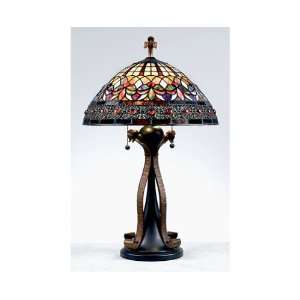 Tiffany Lamps Cathedral Slim Table Lamp