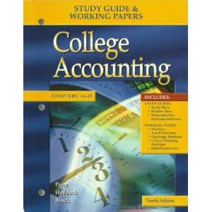  College Accounting/ Study Guide and Working Papers 