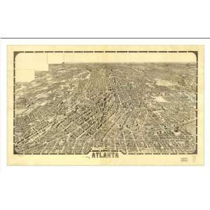  Historic Atlanta, Georgia, c. 1919 (L) Panoramic Map 