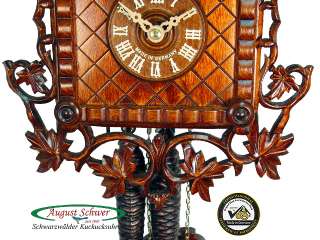 Black Forest Cuckoo Clock 1 Day 1885 Train Station NEW  