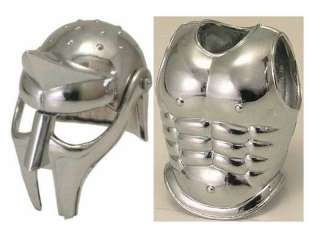 Mononofu 4 World Armour Gladiator Armor & Helmet Silver  