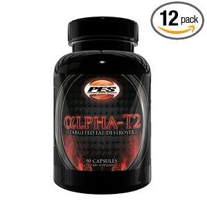  Alpha T2 by Perfomance Enhancing Supplements   90 Capsules 