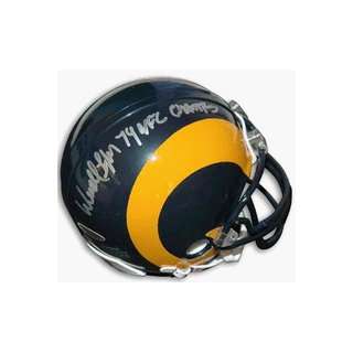  Wendell Tyler Autographed Los Angeles Rams Mini Helmet 