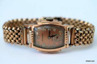 Vintage Benrus wrist watch working fine  