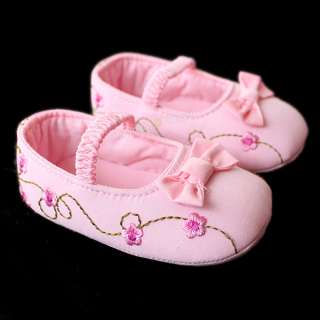 Toddler baby girls Princess flower Dance Sandals white shoes Size：US 