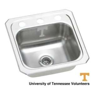   Bowl Stainless Steel Bar Sink with University of