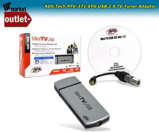 ADS Tech HDTV USB 2.0 TV Tuner Adapter   Watch & Record TV on Your PC 