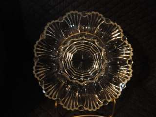 Anchor Hocking, fire king clear glass deviled 12 egg plate,  