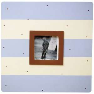  New Arrivals Large Wall Frame, Blue/Brown: Baby