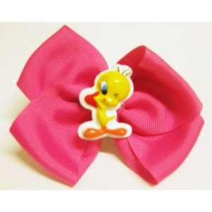  3.5 Hot Pink Bow With French Clip: Beauty