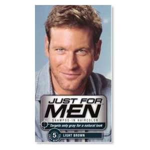  Just For Men Shampoo In Hair Color Light Brown Value Pack 