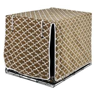    Bowsers Luxury Crate Cover  medium, Cedar Lattice