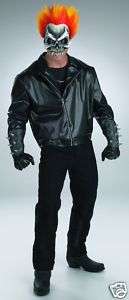 Marvel Jhonny Blaze GHOST RIDER Costume Adult D5181 NEW  