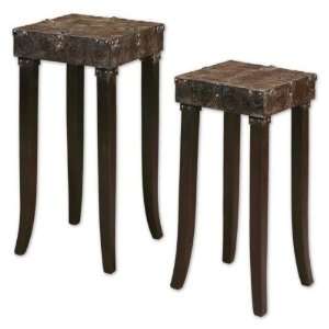   Micah Accent Tables End Table, Dark Sable Brown: Home Improvement