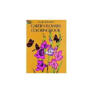  Dover Coloring Book Garden Flowers Toys & Games