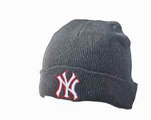 Ny New York Yankees,Grey Beanie/Woolly/Ski hat  