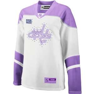   Capitals Womens Hockey Fights Cancer Jersey Small