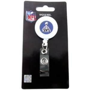  NFL 2012 Super Bowl XLVI in Indianapolis Retractable Badge 